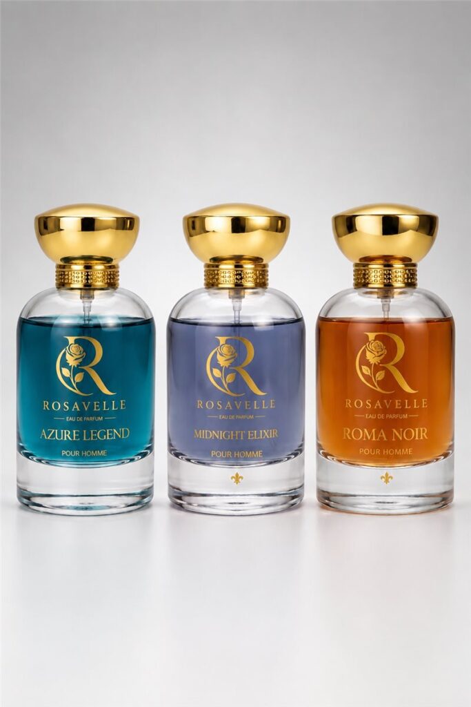 Azure Legend + Midnight Elixir + Roma Noir — Trio Set